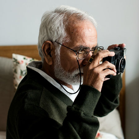عکاسی برای افراد مسن